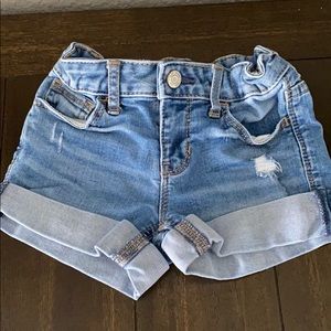 GAP denim/ stretch midi shorts